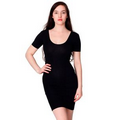 Ladies' American Apparel  Double-U Neck Dress